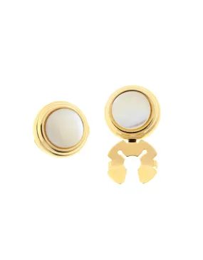 1928 Jewelry CUFF IT!® Cufflinks Semi Precious Button Cover