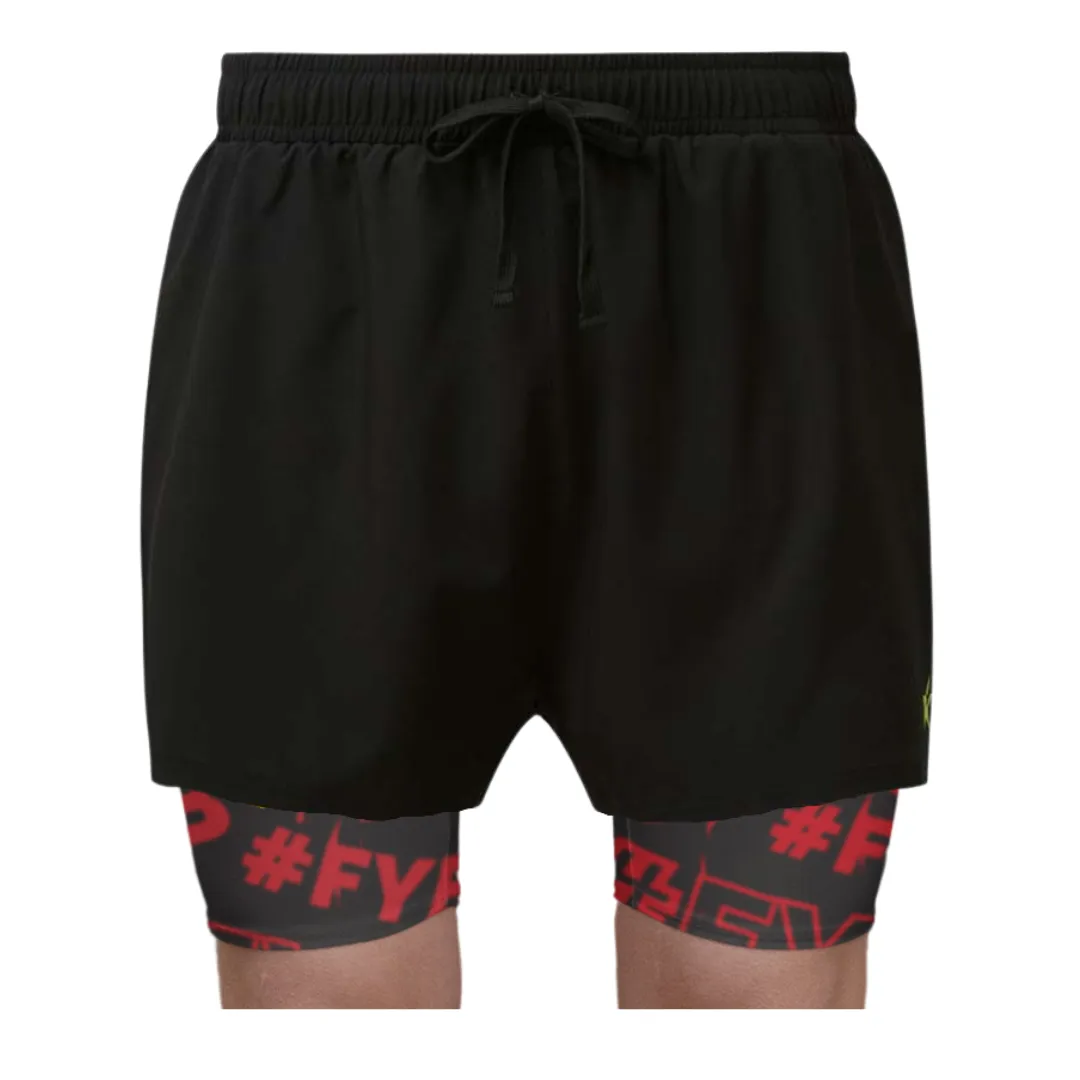 2 in 1 Double Layer Ultra Shorts | Bad Boy Running #FYB