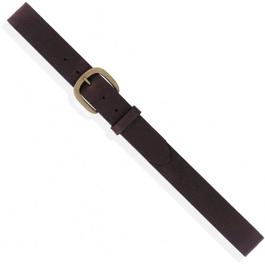 232BR Men's Brown Work Basic Belt