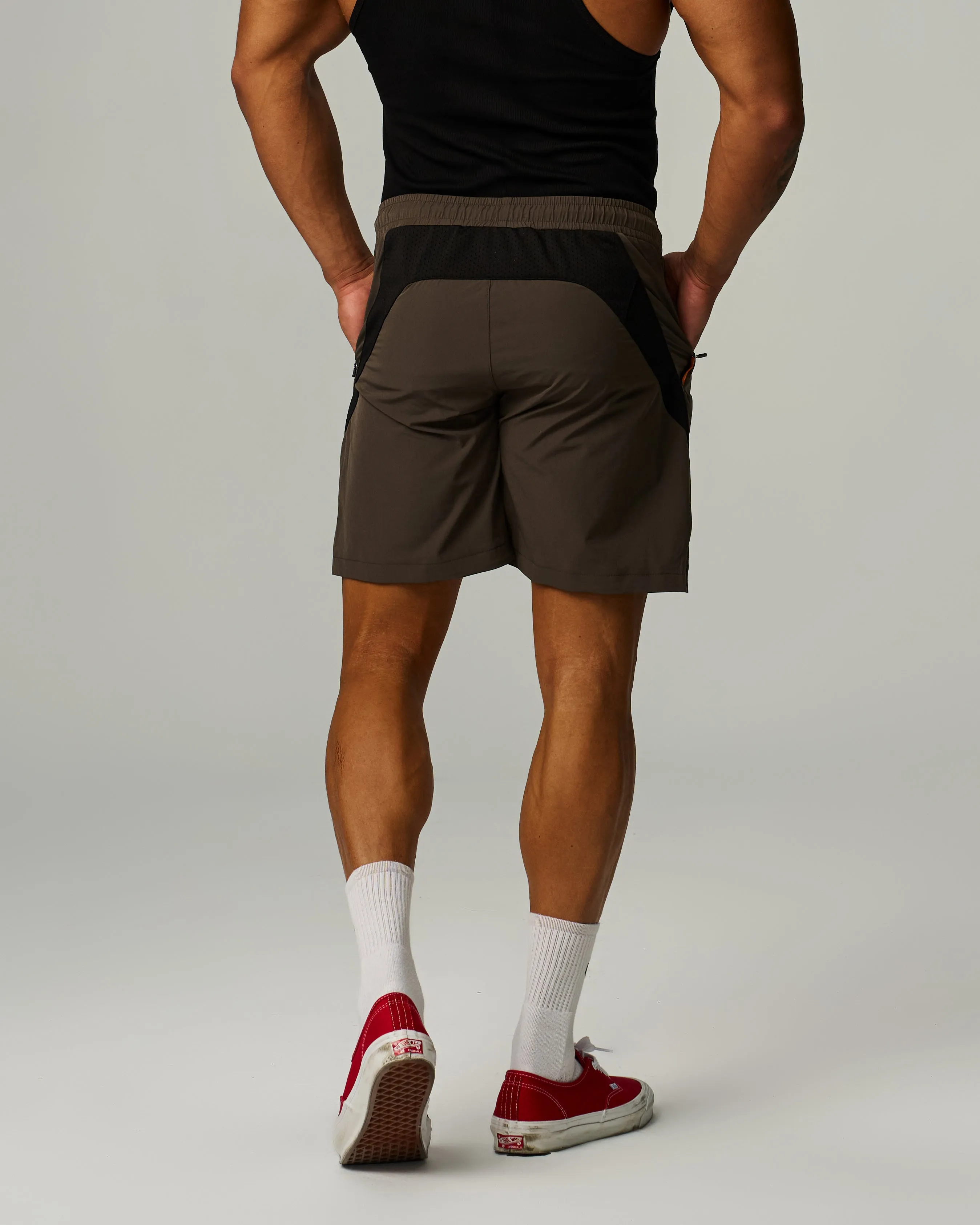 4-way Mesh Paneled Shorts