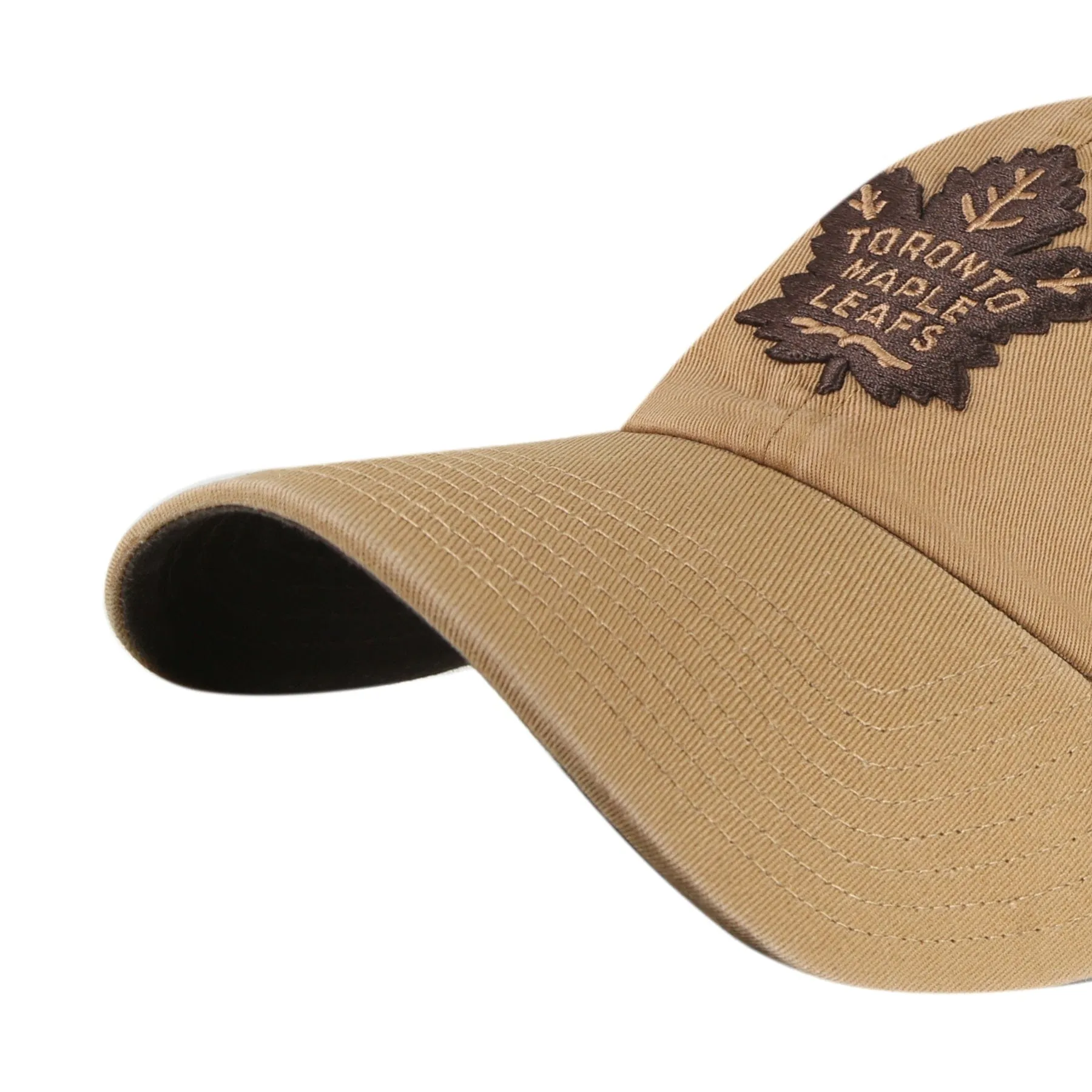 47 Brand NHL Dune Chocolate Clean Up Ballpark Hat - Toronto Maple Leafs