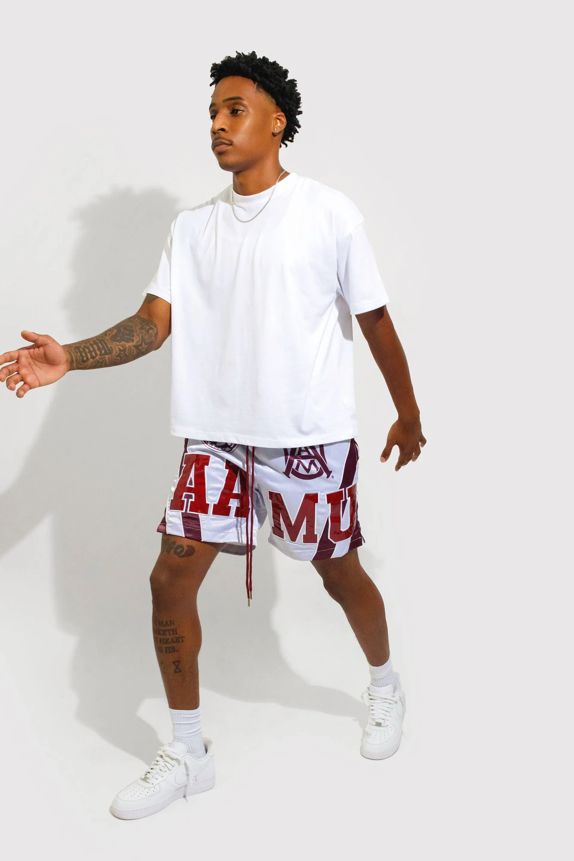 AAMU Satin Shorts