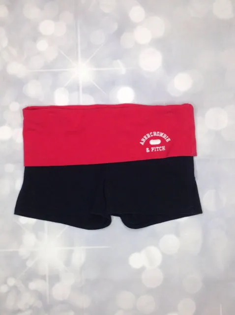 Abercrombie & Fitch Red & Black Shorts