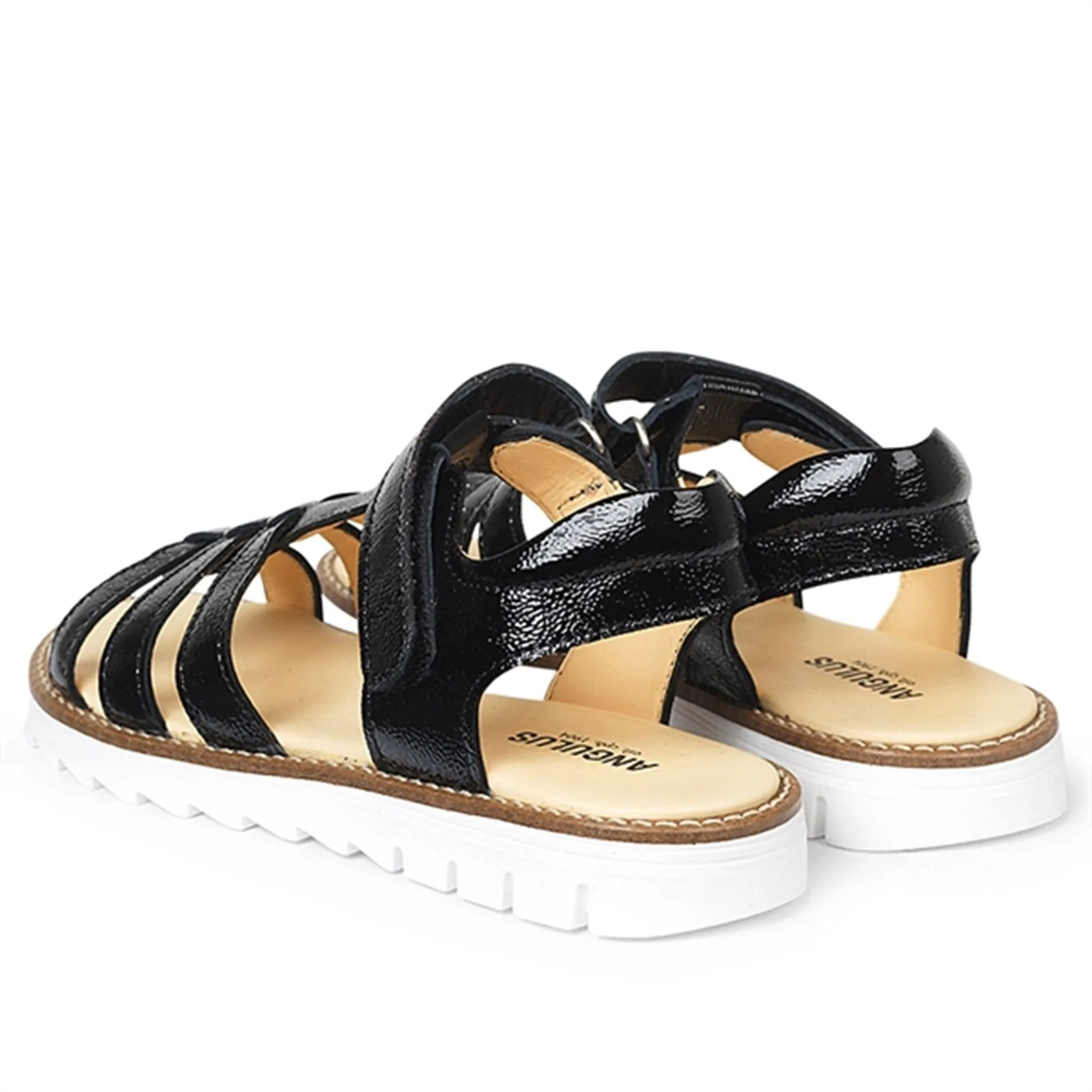 Angulus Sandal w. Velcro Black 4384-401-1310