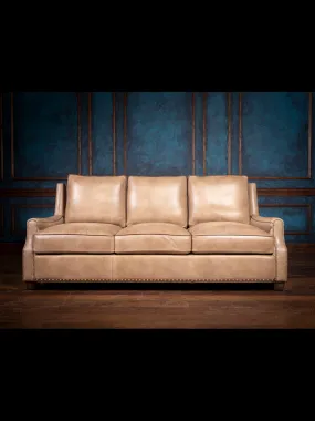 Antique Leather Desert Sofa