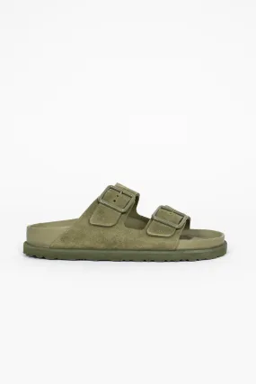 Arizona Cazador Suede Sandal Moss