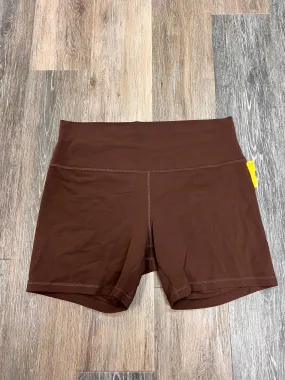 Athletic Shorts By Lululemon In Brown, Size: 14