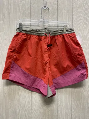 Athletic Shorts By Lululemon In Grey & Red, Size: S