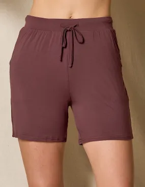 Bamboo Sleep Shorts - Chocolate