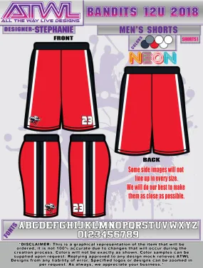 Bandits 12U Men's/Boys Shorts