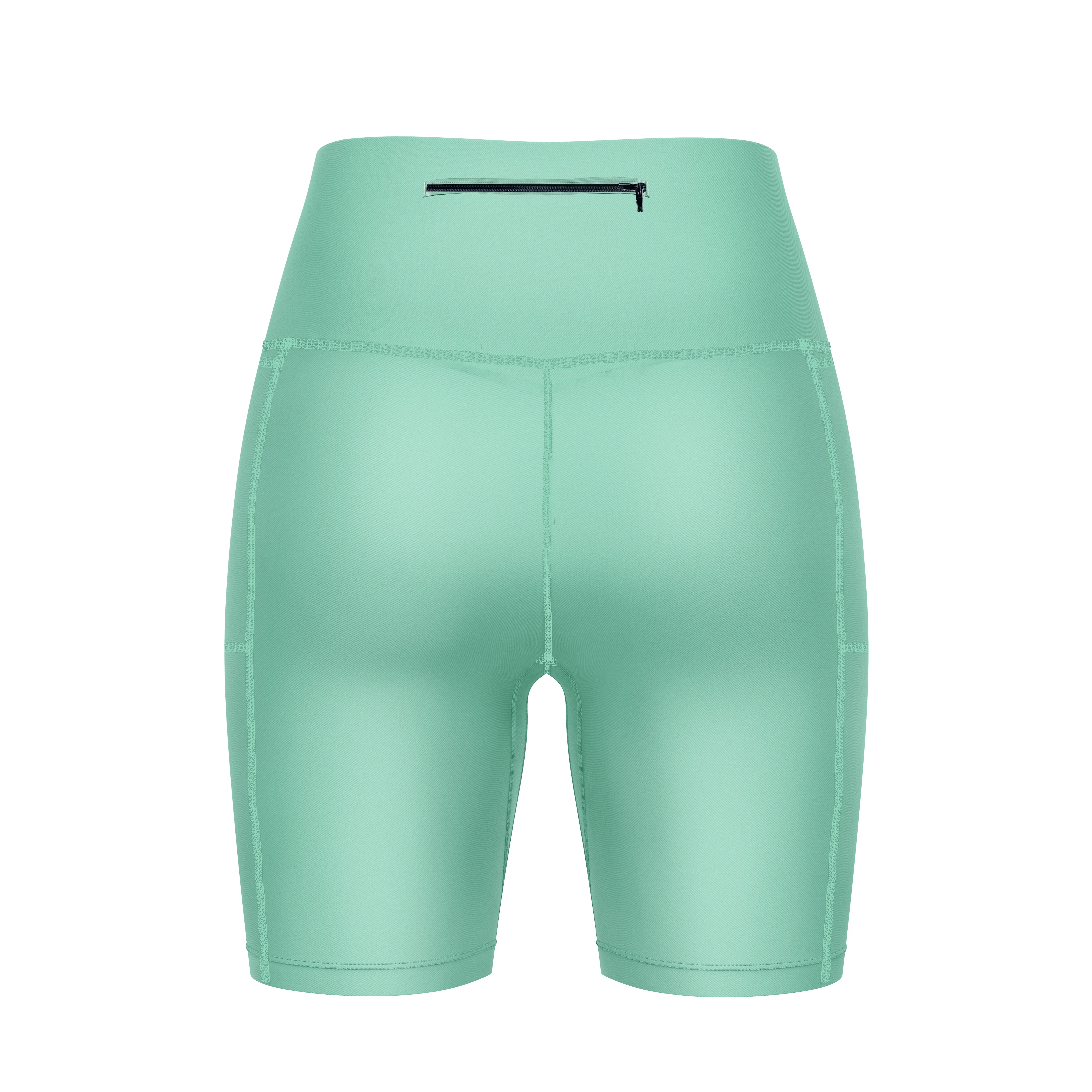 ''Basic b*tch'' minty fitted shorts