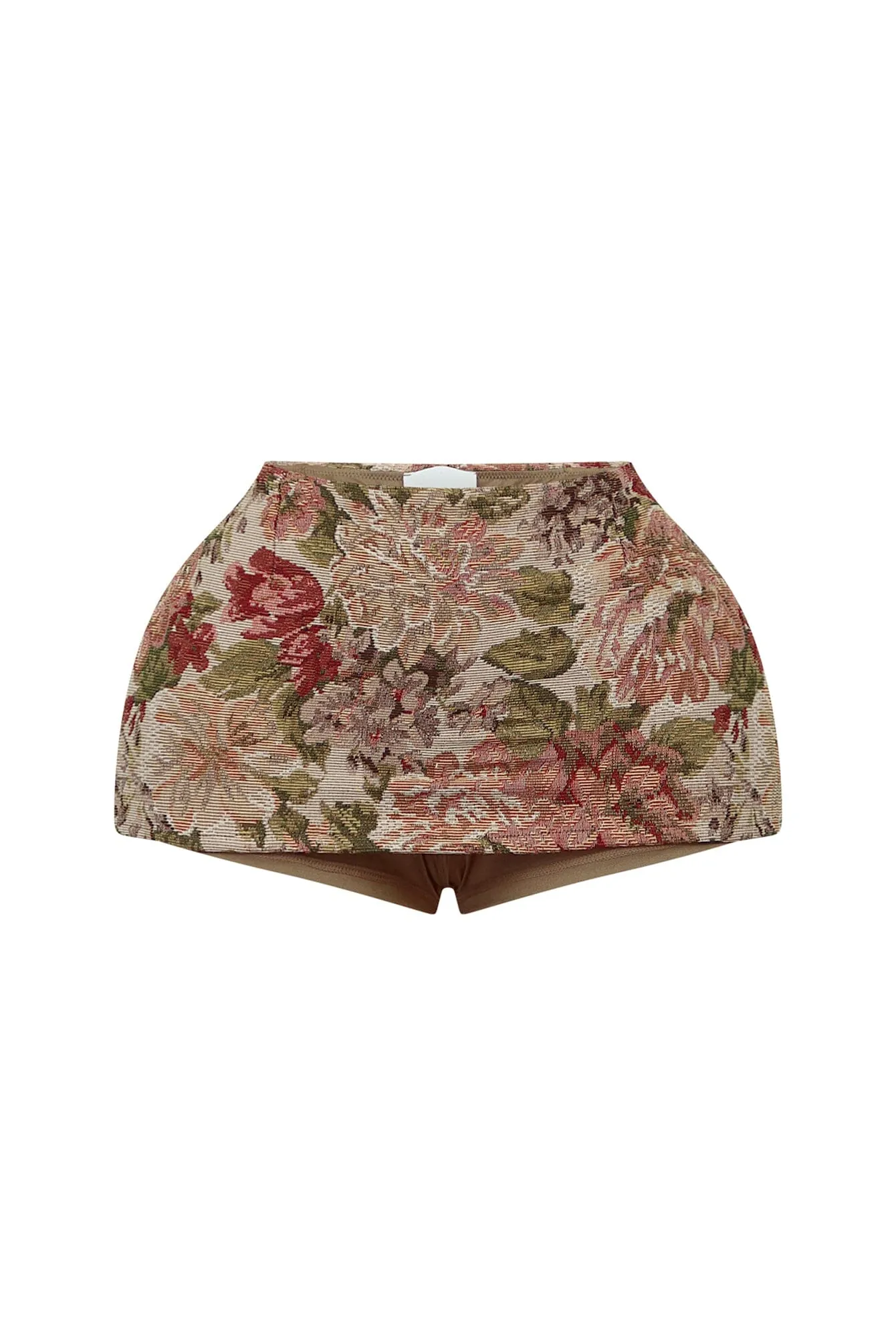 Be My Baby Jacquard Print Mini Skirt