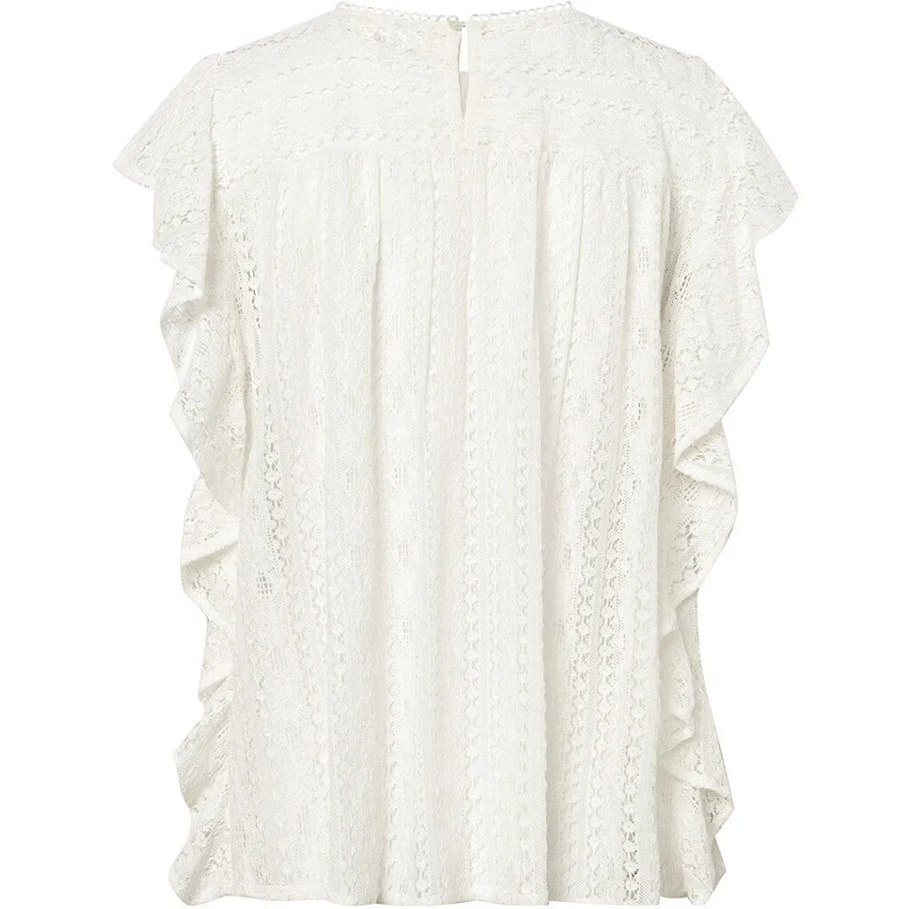 Beautiful Nelly lace top / 100064 - Off White