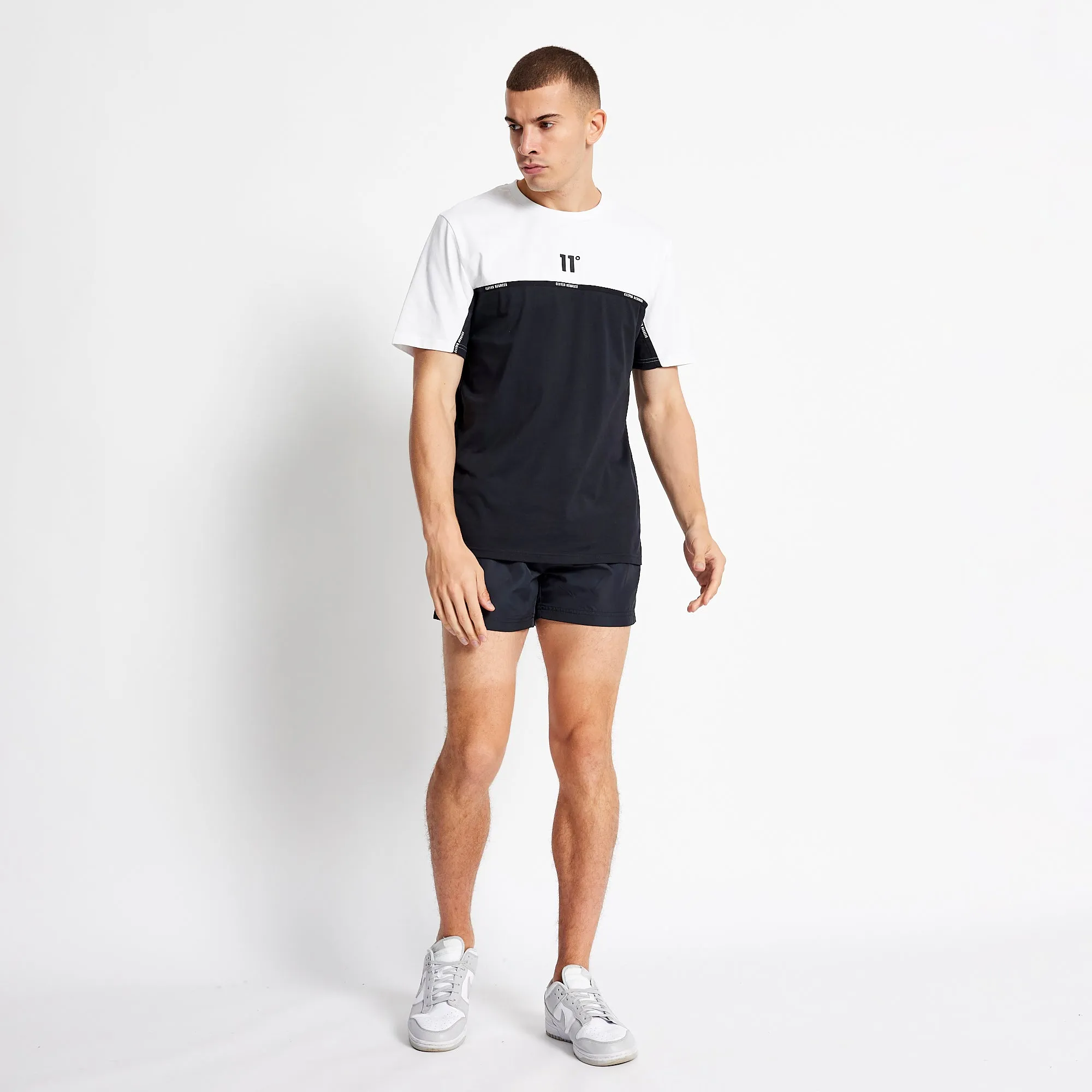 Belted Swim Shorts - Black