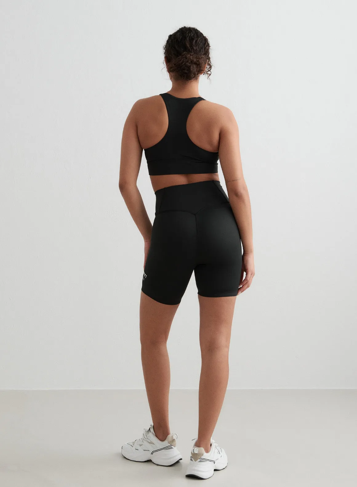 Black Edge Core Midi Shorts