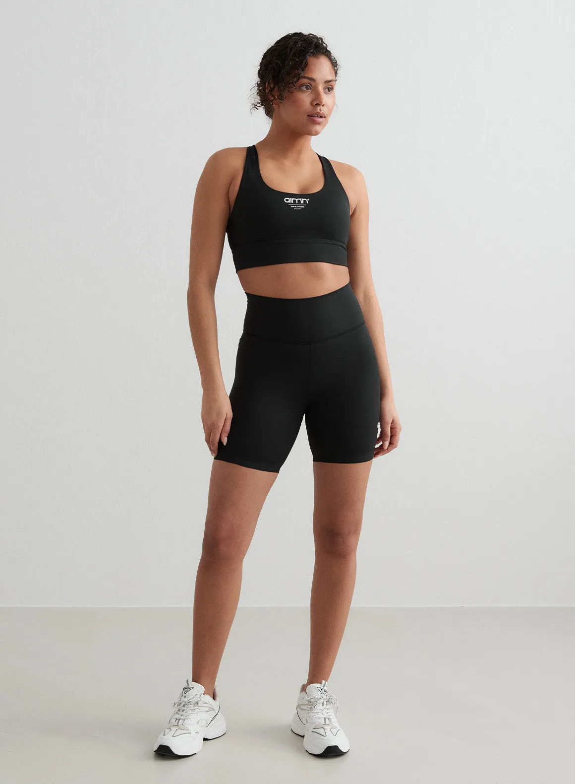 Black Edge Core Midi Shorts