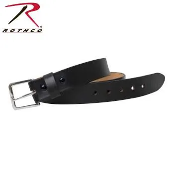 Black Genuine Cowhide Garrison Belt