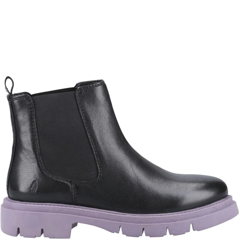 Black/Purple Raya Chelsea Boots