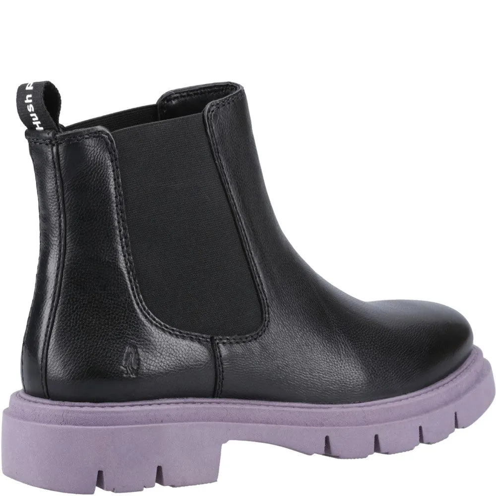 Black/Purple Raya Chelsea Boots