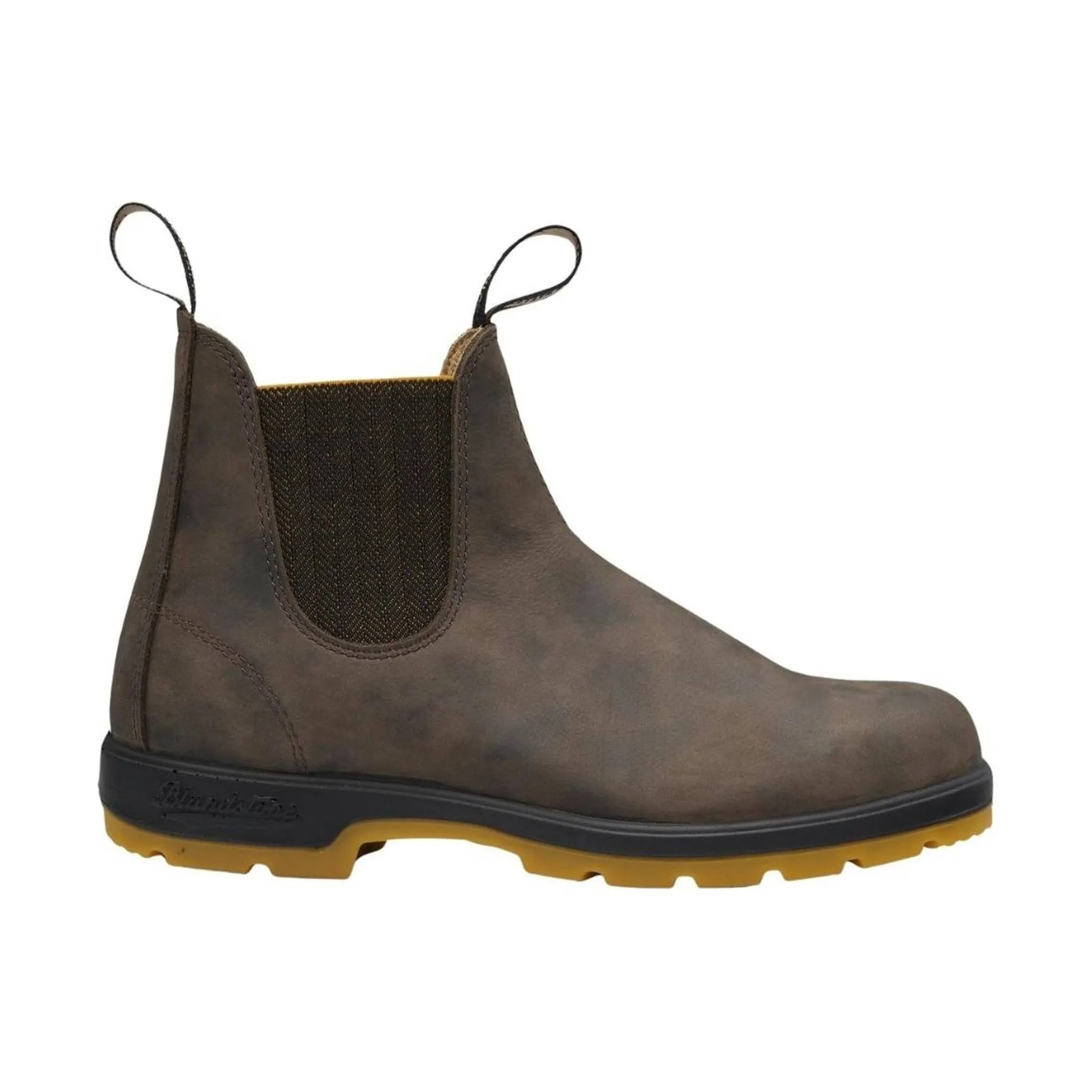 Blundstone Classic 550 Chelsea Boots - Rustic Brown Mustard