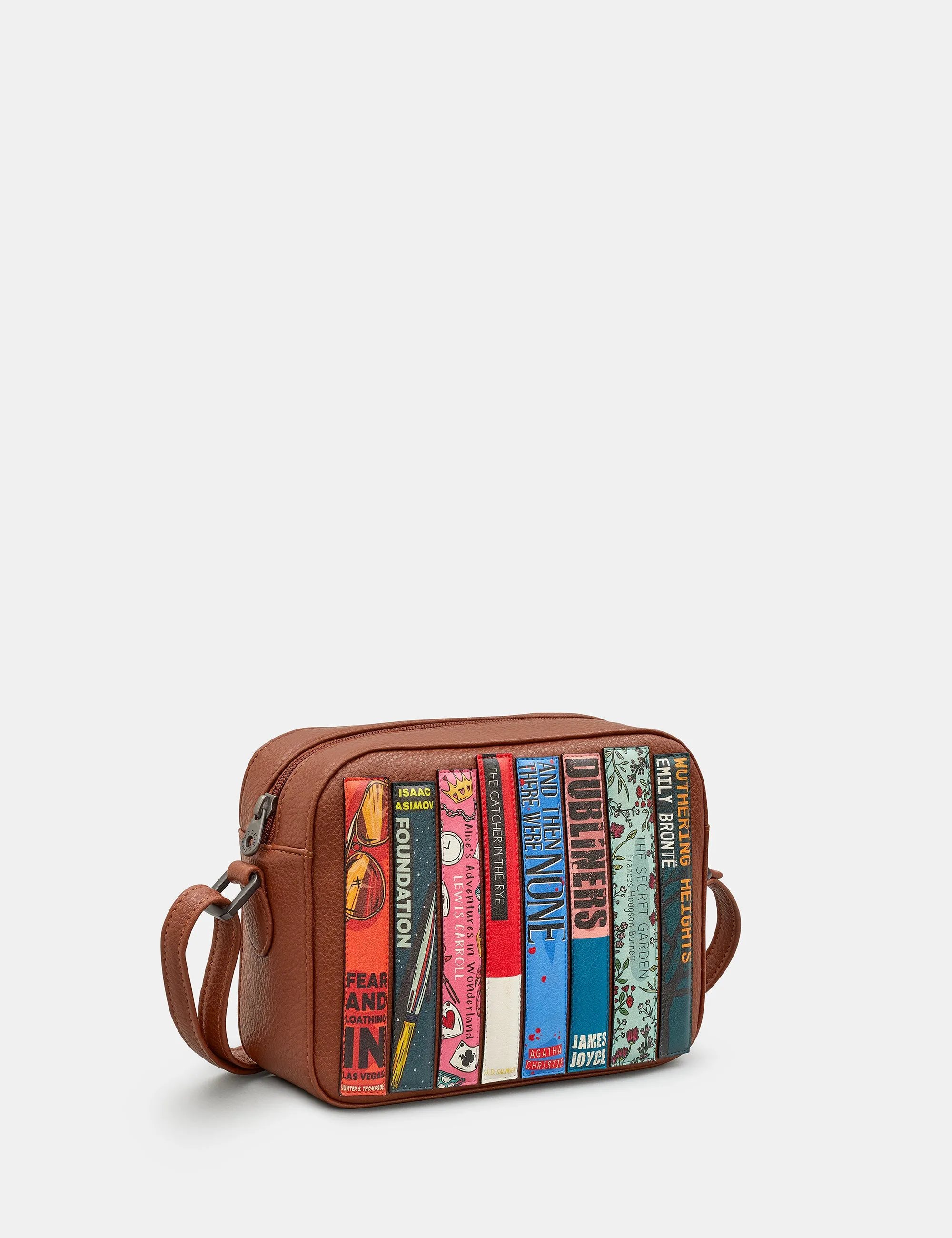 Bookworm Brown Vegan Leather Camera Bag