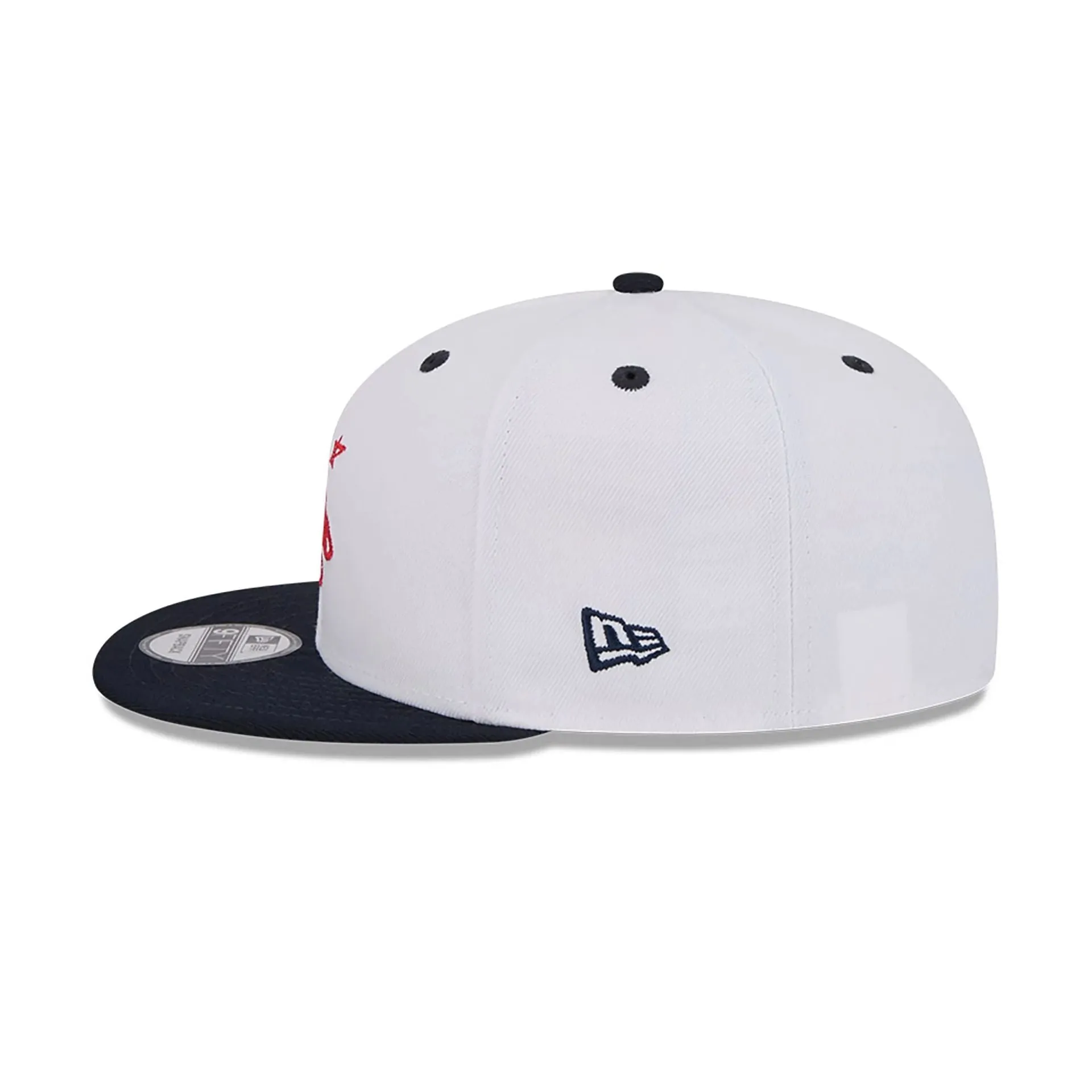 Boston Red Sox Official Doodles White 9FIFTY Snapback Cap