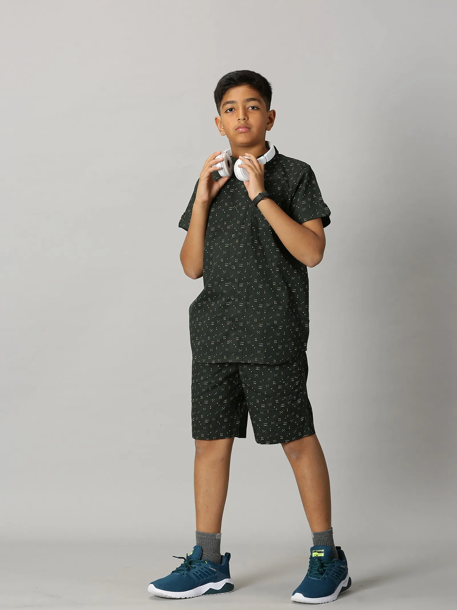 Boys Half Sleeve Shirt and Shorts Co-Ord Sets