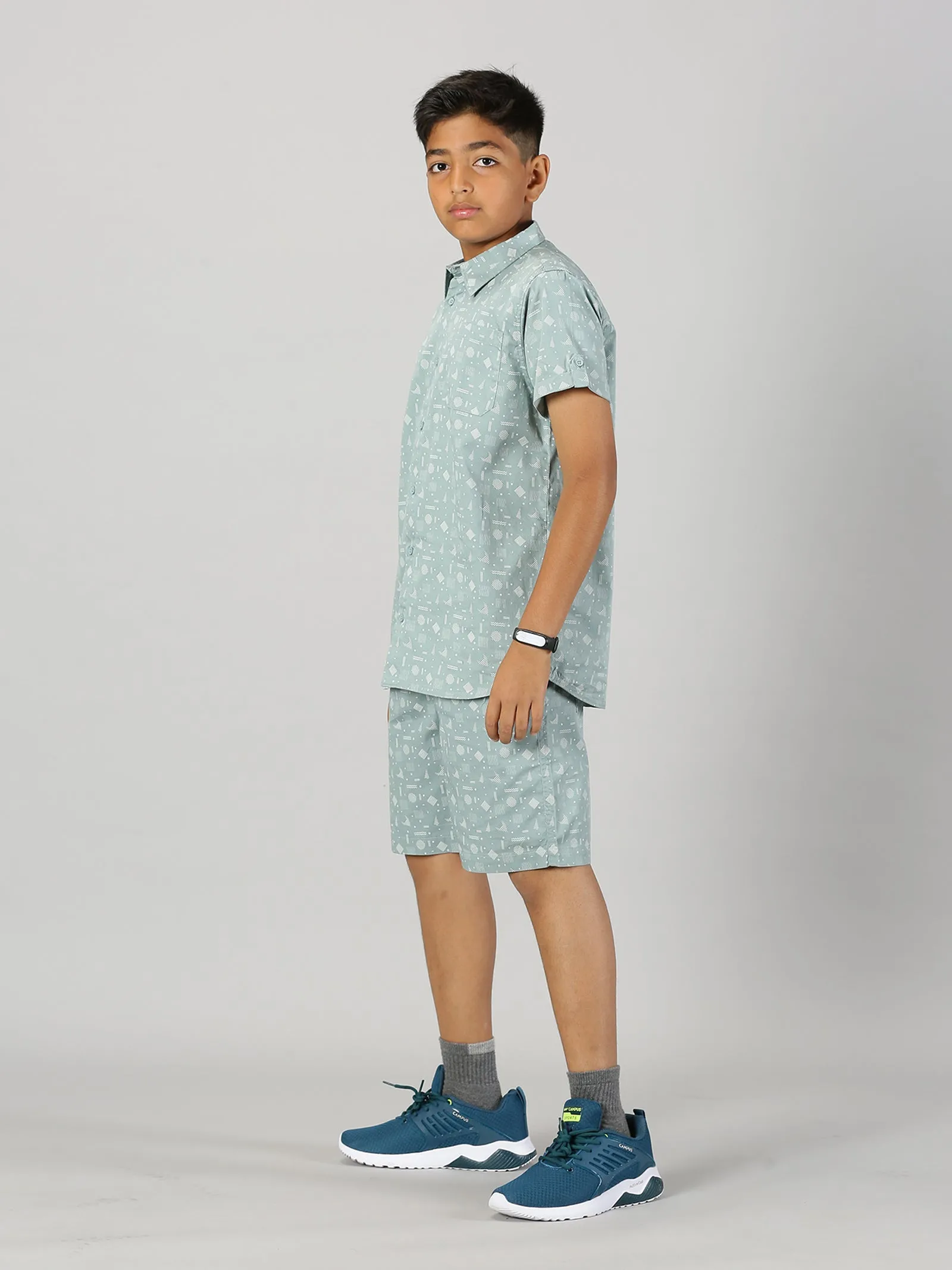 Boys Half Sleeve Shirt and Shorts Co-Ord Sets