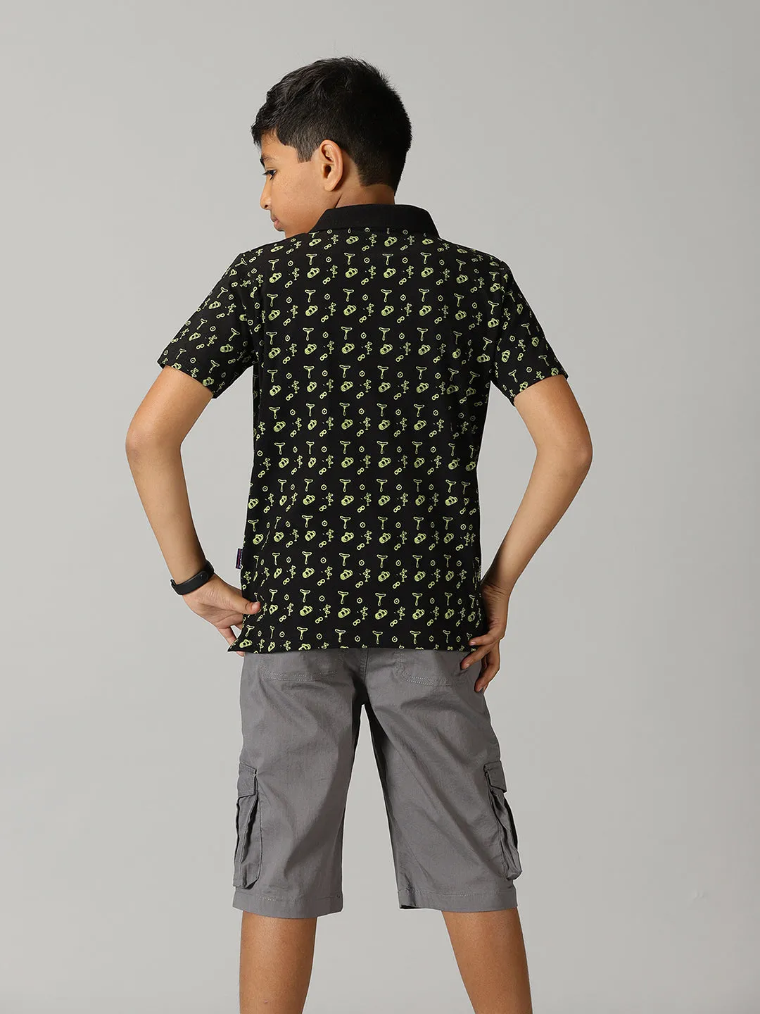 Boys Polo Tee & Twill Cargo Short Set