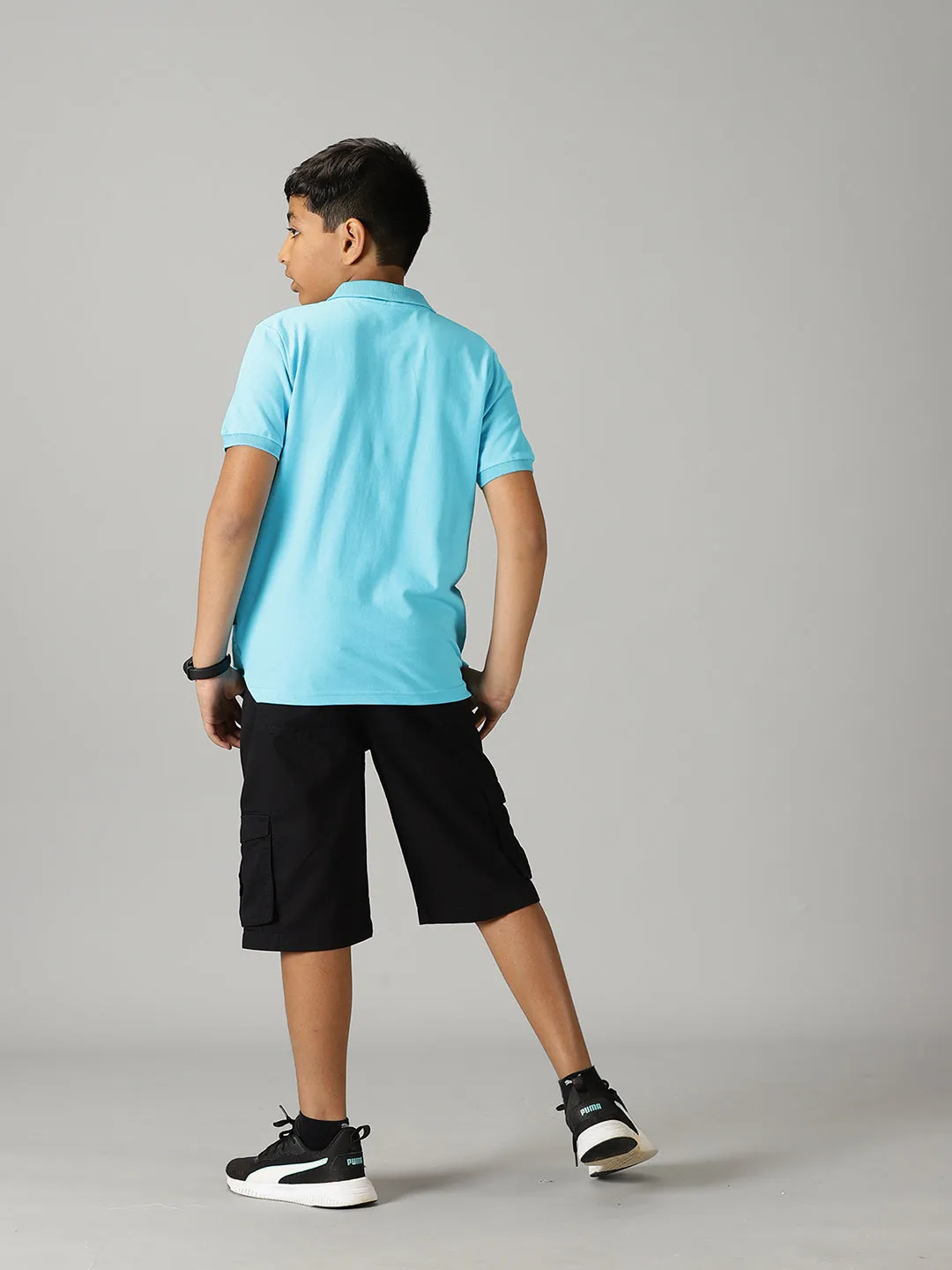 Boys Polo Tee & Twill Cargo Short Set