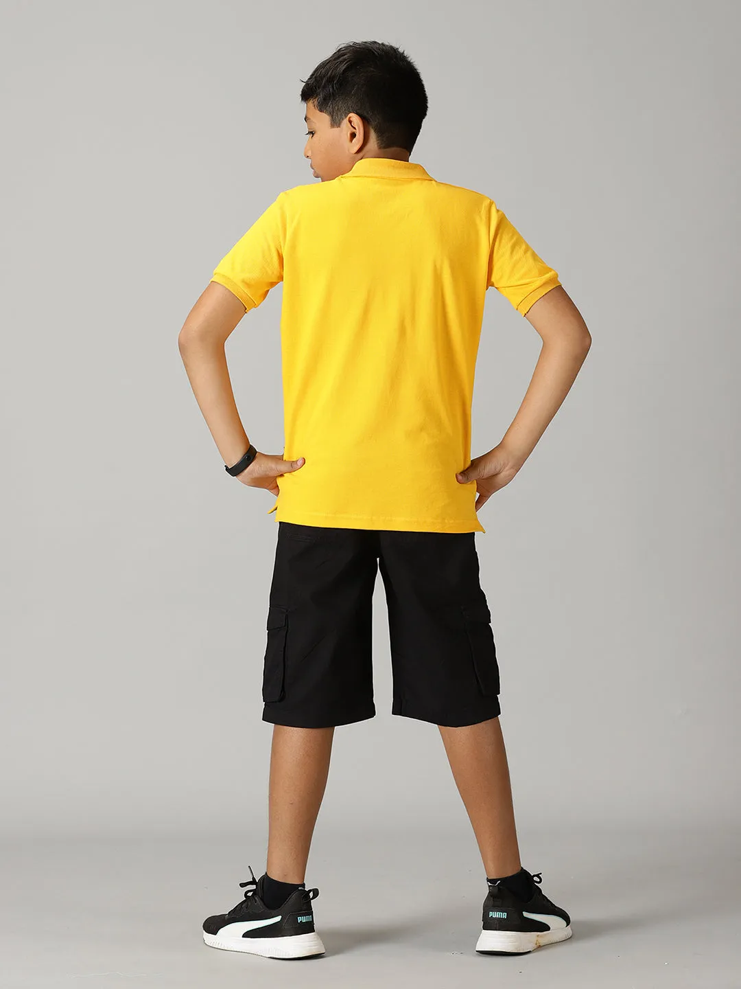 Boys Polo Tee & Twill Cargo Short Set