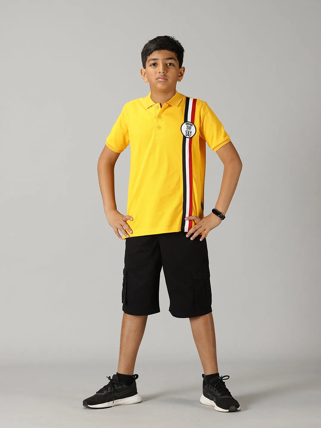 Boys Polo Tee & Twill Cargo Short Set