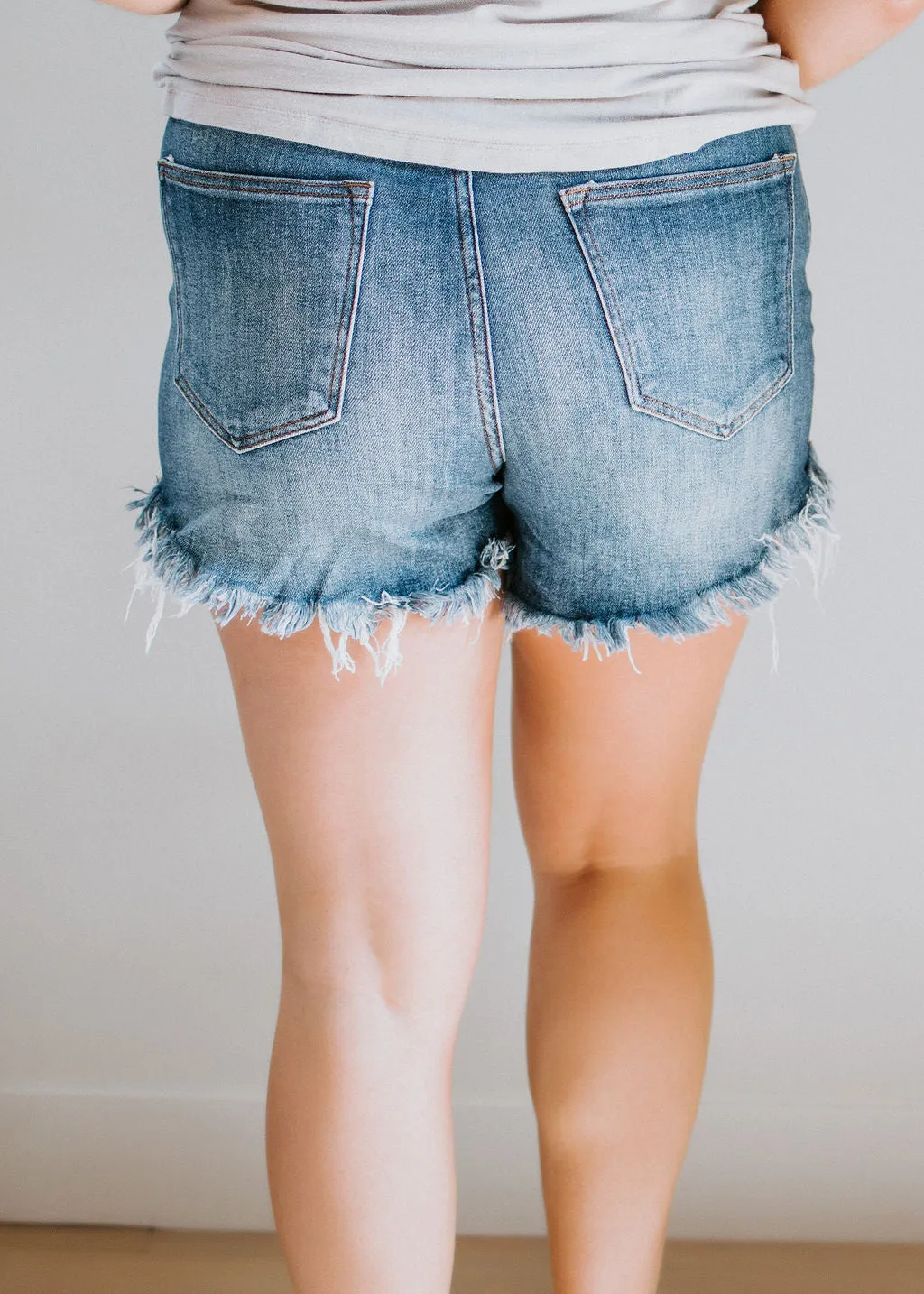 Briar Distressed Hem Shorts FINAL SALE