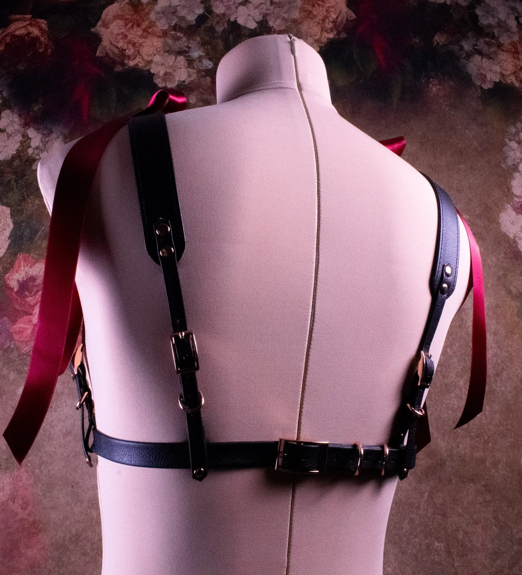 BUST HARNESS - Black Leather _ LIMITED _