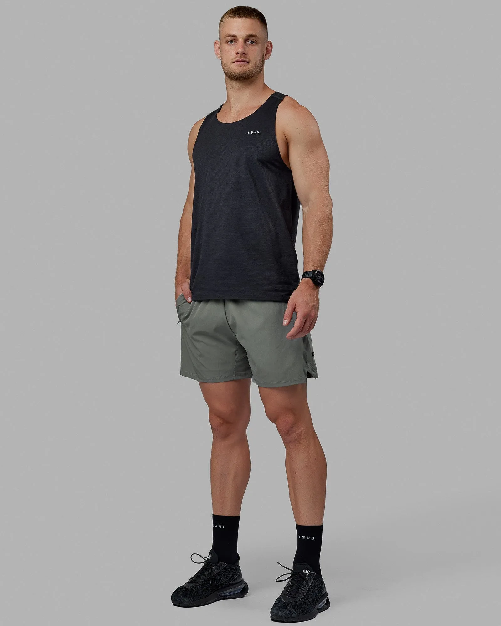 Challenger 6" Lined Performance Shorts - Graphite