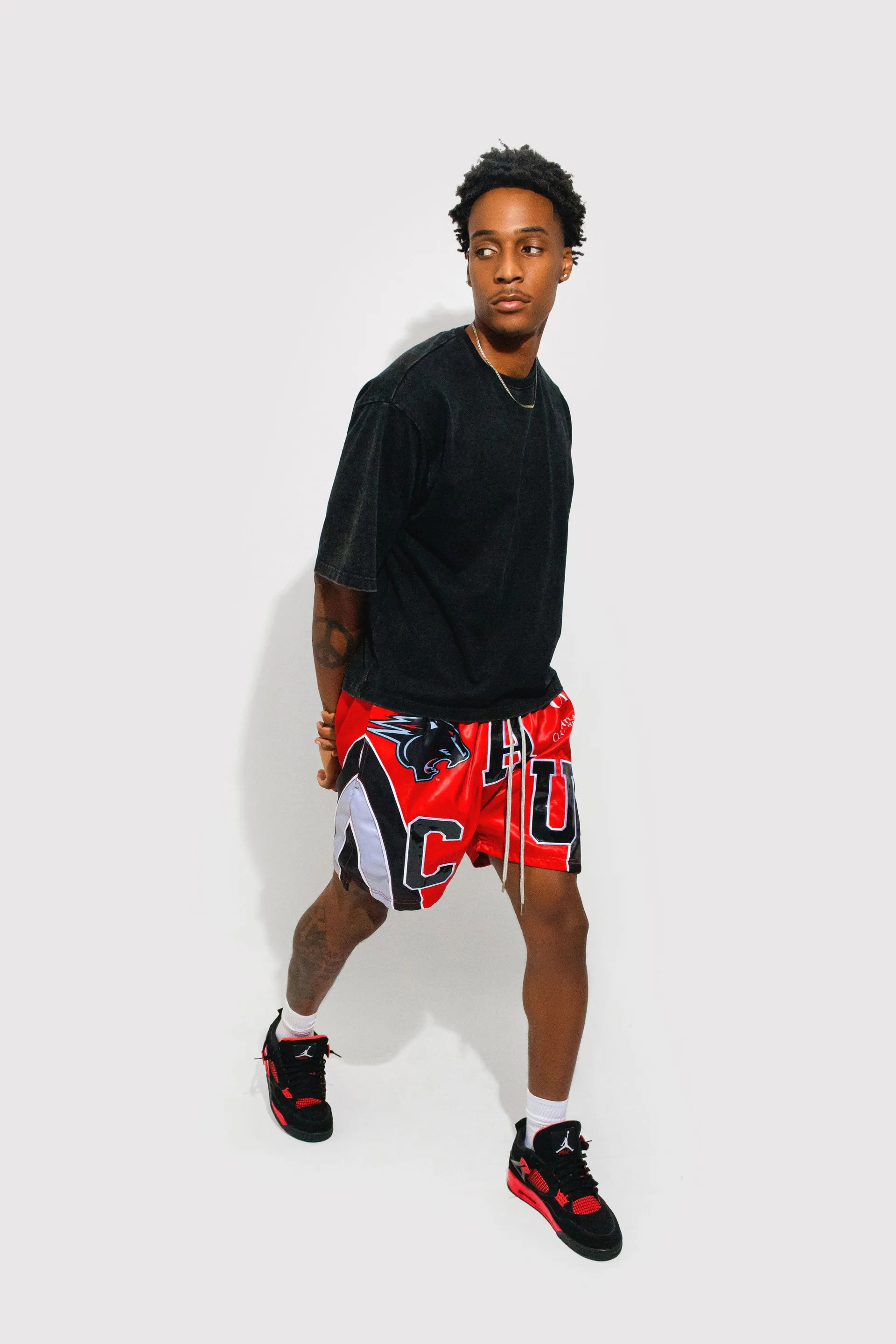 Clark Atlanta Satin Shorts