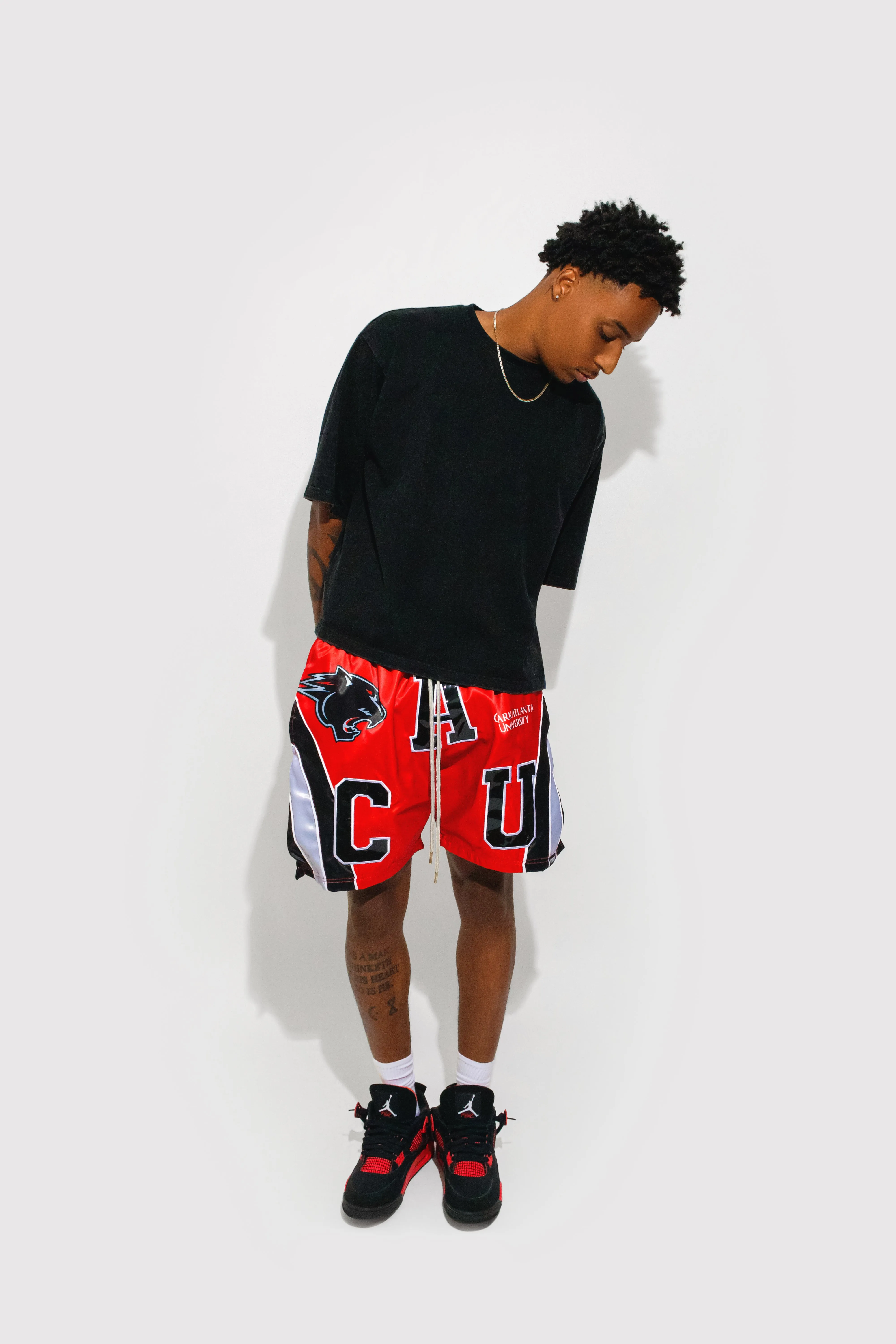 Clark Atlanta Satin Shorts