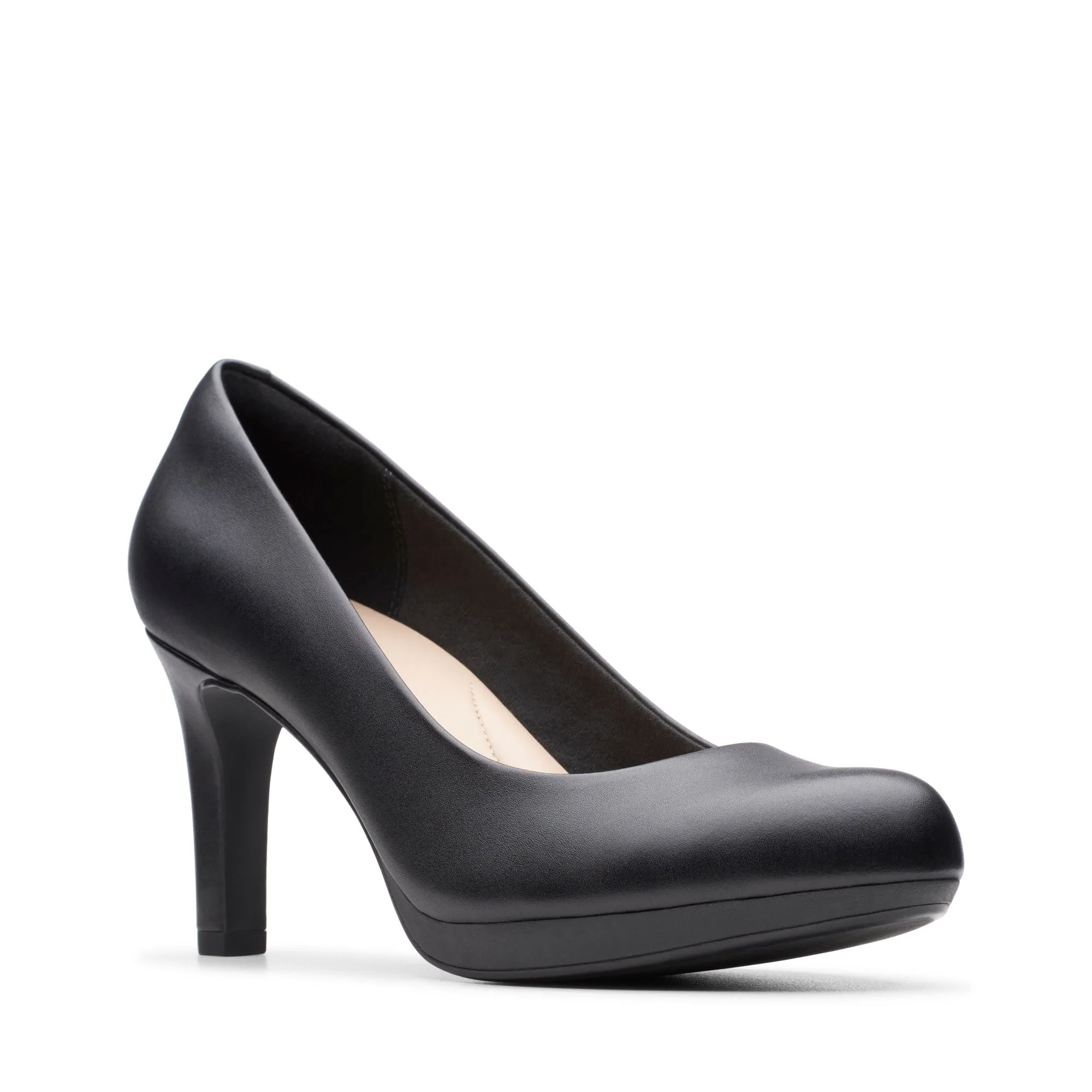 Clark's Adriel Viola Heels Black Leather