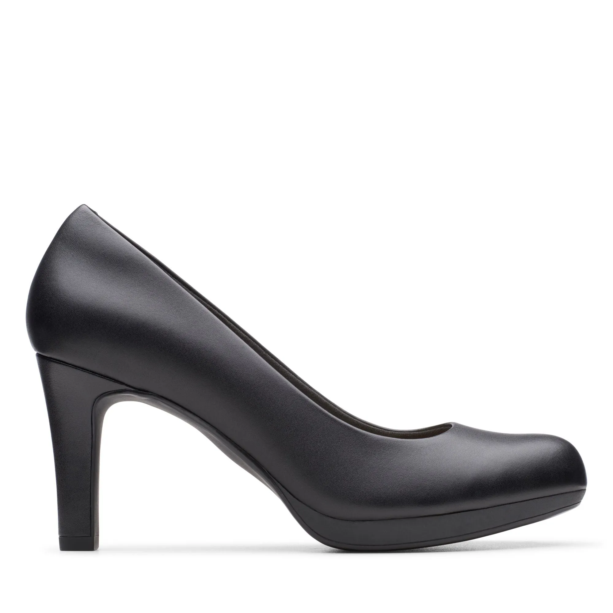 Clark's Adriel Viola Heels Black Leather