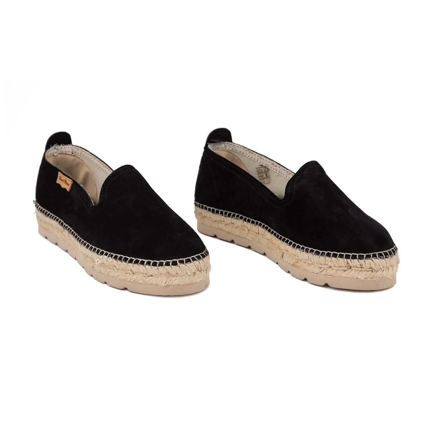 Closed Toe Suede Leather Espadrilles for Women - Aurem