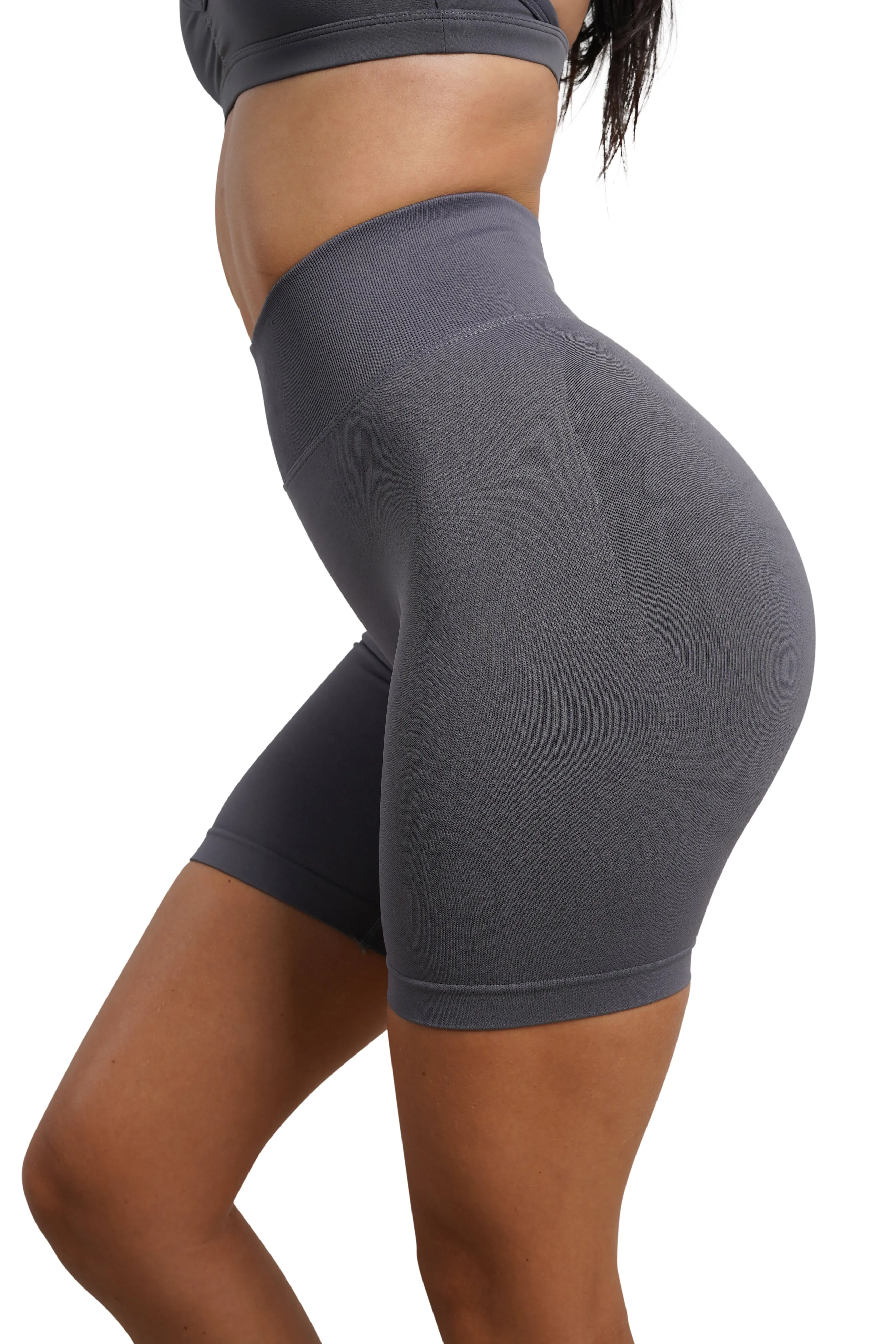 CORE SCRUNCH BIKE SHORTS - STORM