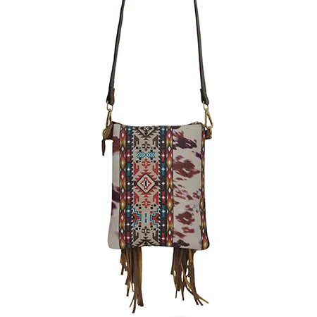 Cow NGIL Faux Leather Fringe Crossbody