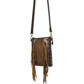 Cow NGIL Faux Leather Fringe Crossbody