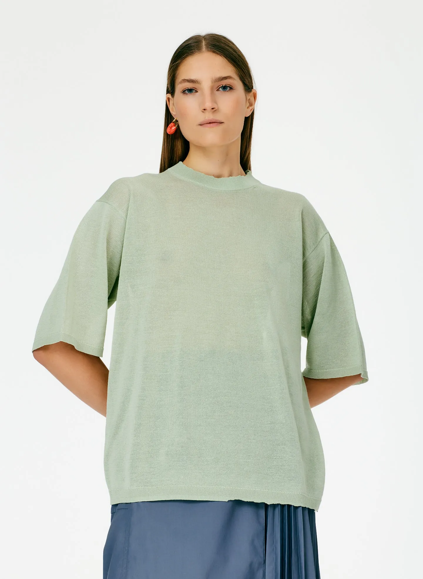 Crispy Cotton Oversized Easy T-Shirt