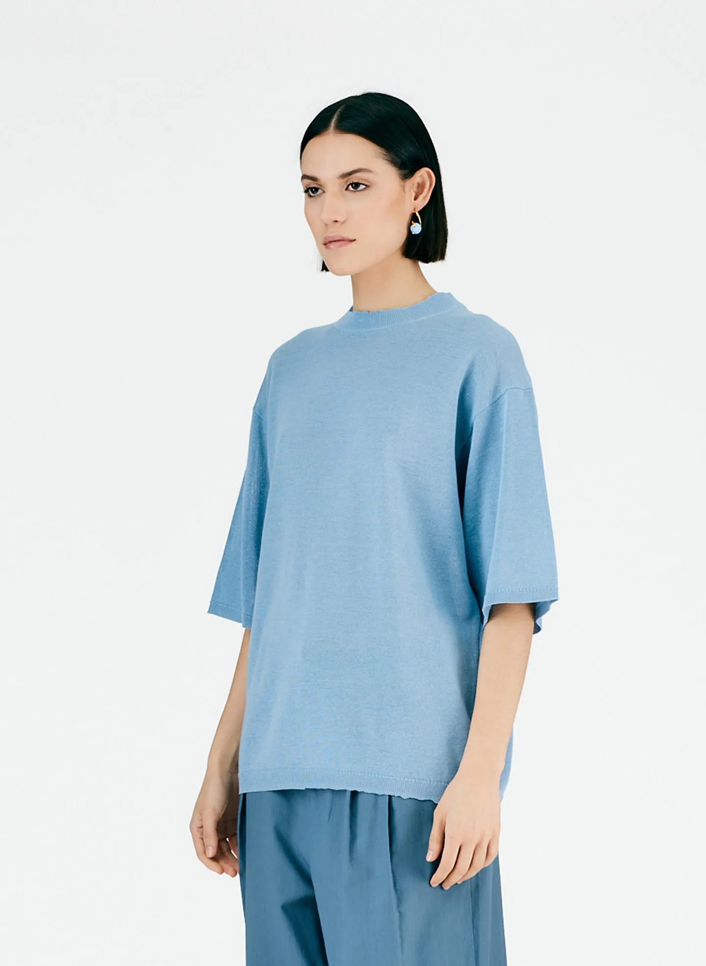 Crispy Cotton Oversized Easy T-Shirt