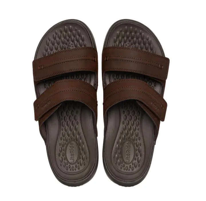 Crocs -Mens Yukon Vista II LR Sandal Slide Espresso