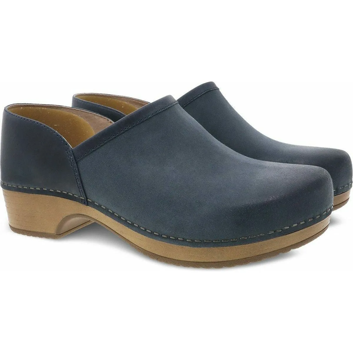 DANSKO BRENNA NAVY BURNISHED SUEDE