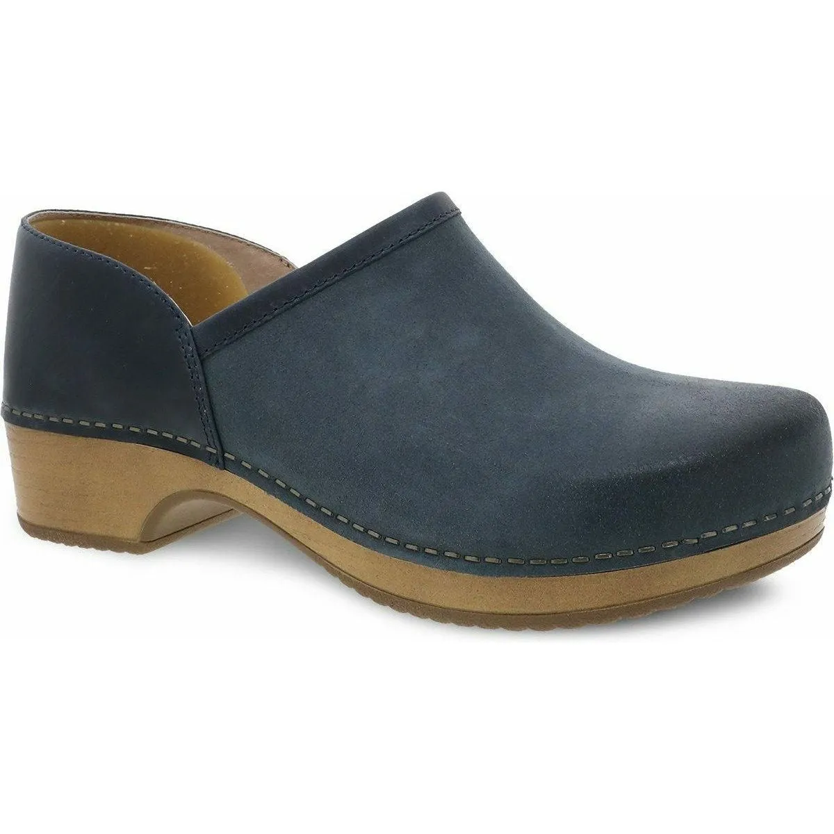 DANSKO BRENNA NAVY BURNISHED SUEDE