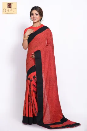 Dheu Exclusive- Handcrafted Fusion Saree