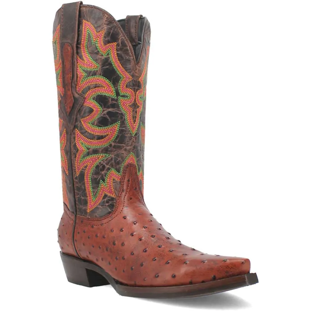 Dingo's Outlaw Cognac Snip Toe Cowboy Boot